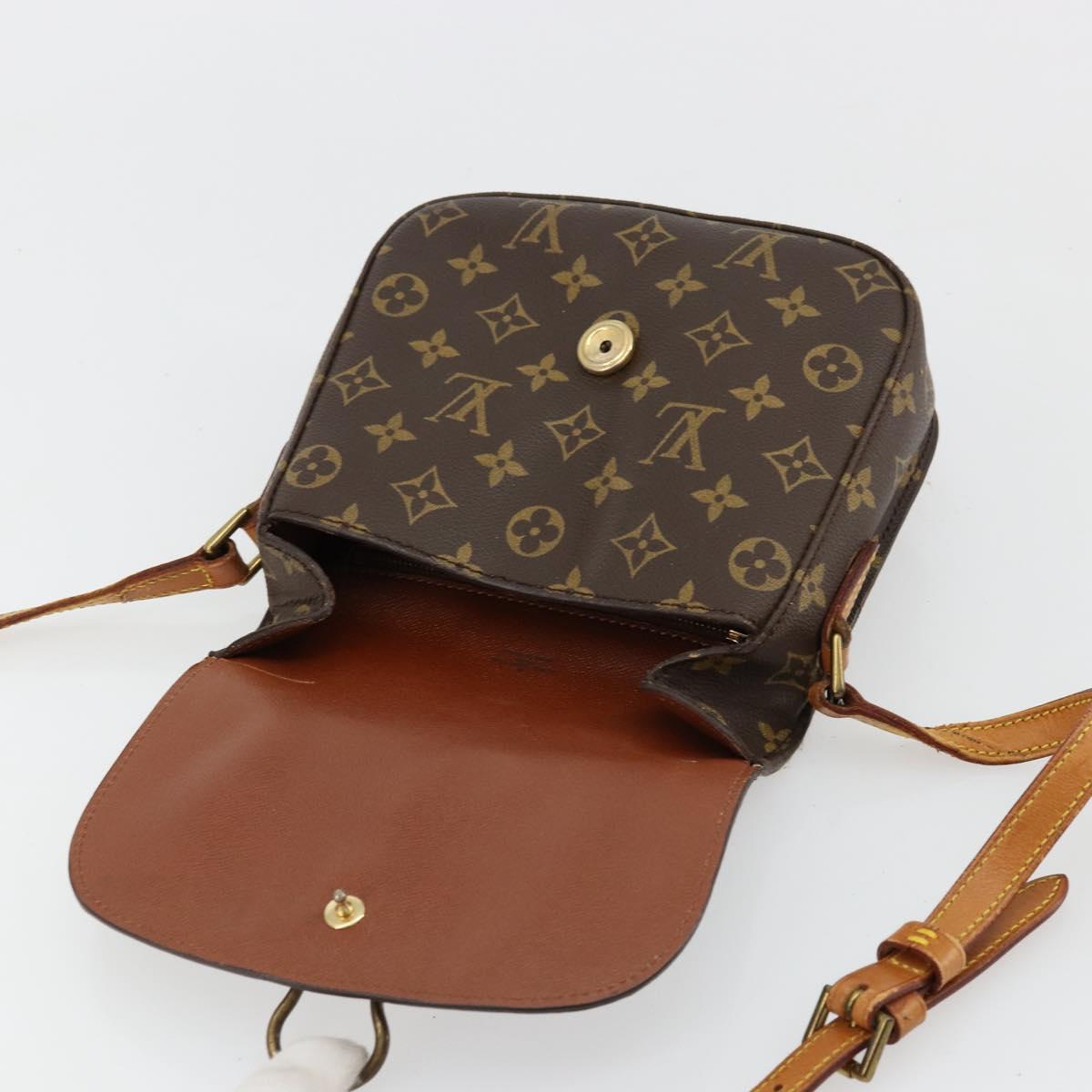 LOUIS VUITTON Monogram Saint Cloud MM Shoulder Bag M51243 LV Auth ka1102