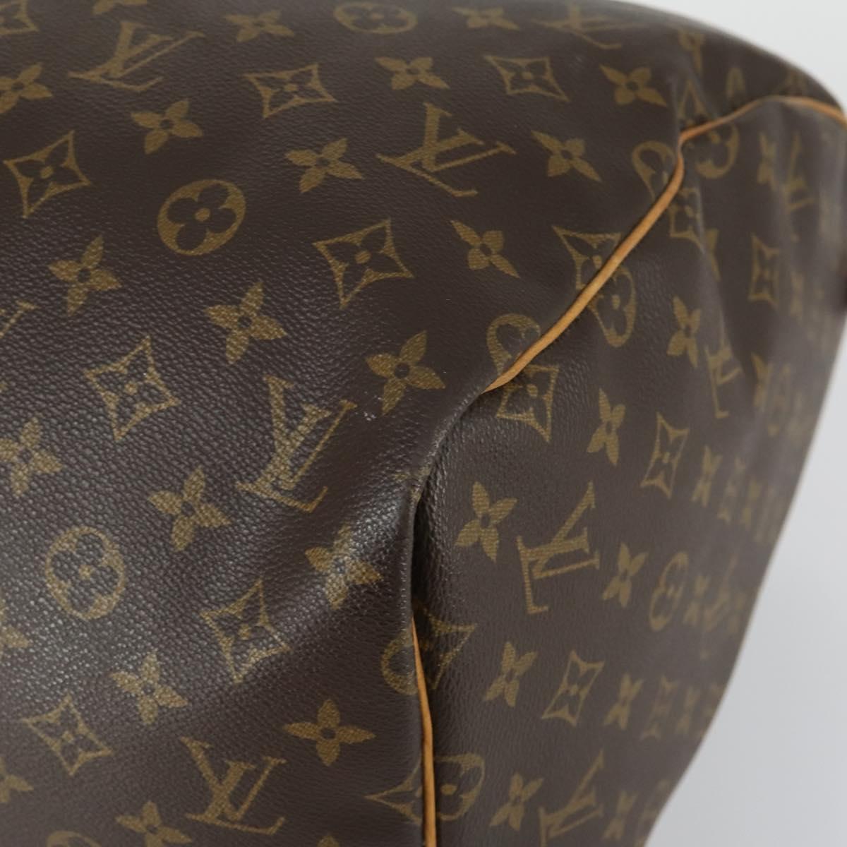 LOUIS VUITTON Monogram Keepall 55 Boston Bag M41424 LV Auth ka1119