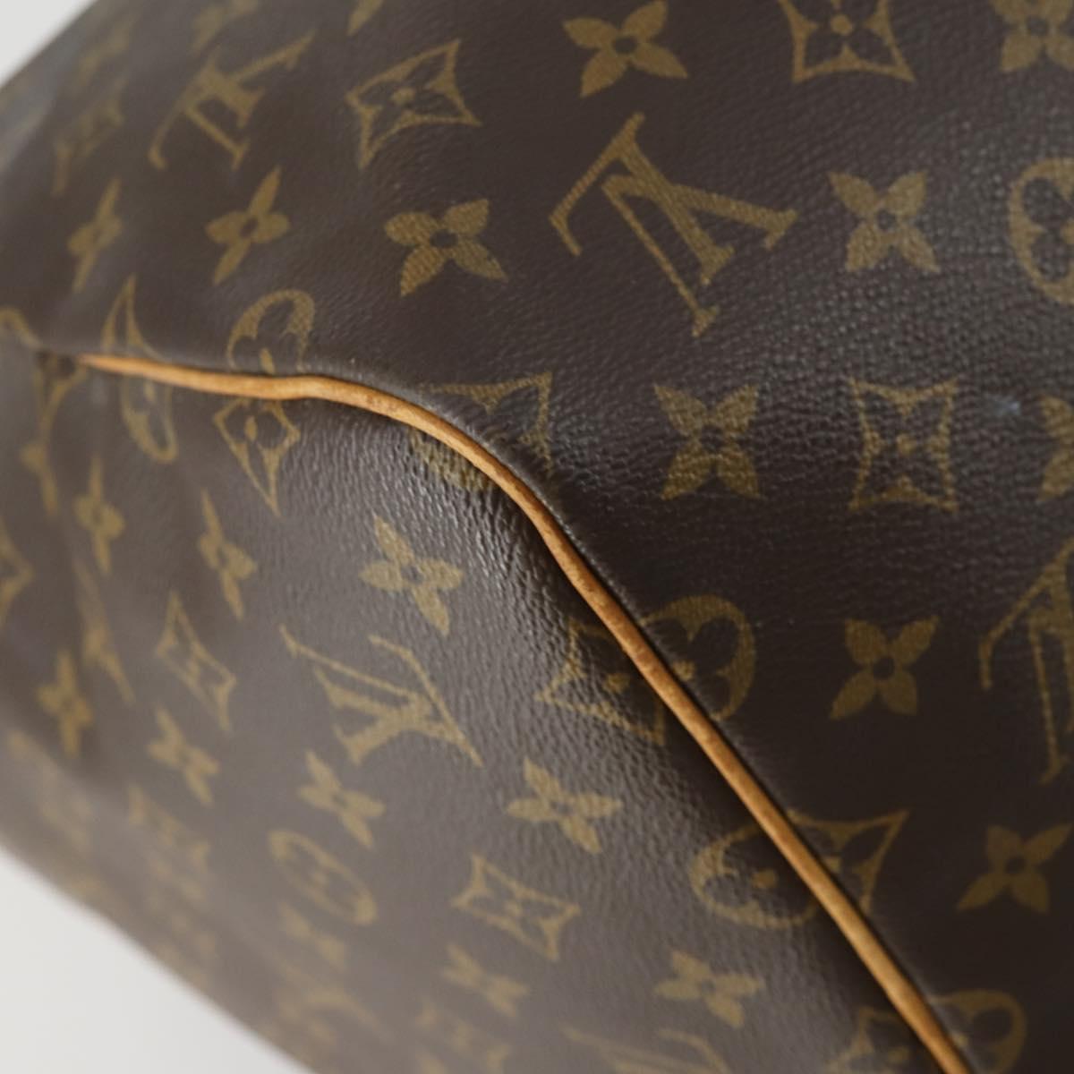 LOUIS VUITTON Monogram Keepall 55 Boston Bag M41424 LV Auth ka1119
