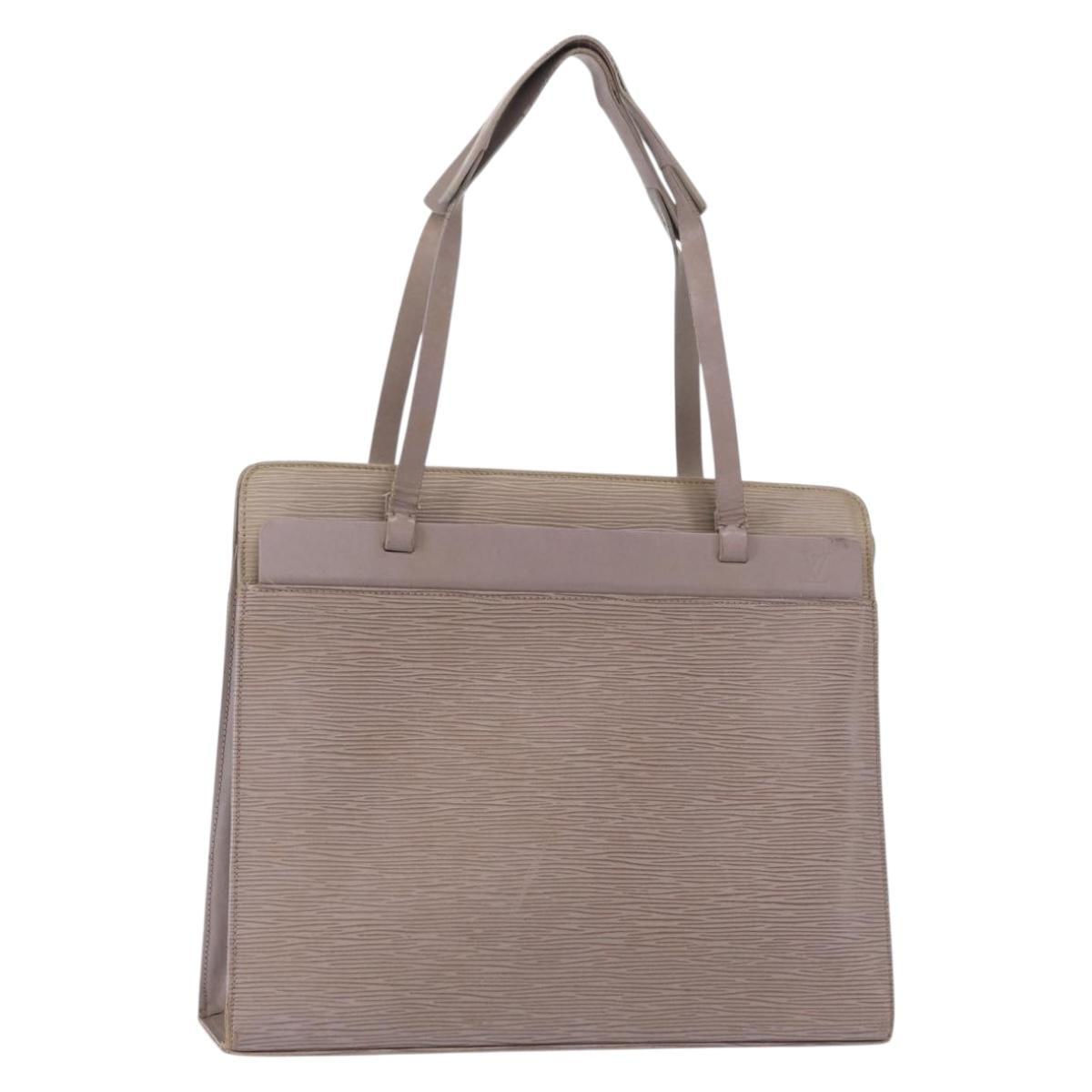 LOUIS VUITTON Epi Croisette PM Tote Bag Lilac M5249B LV Auth ka112