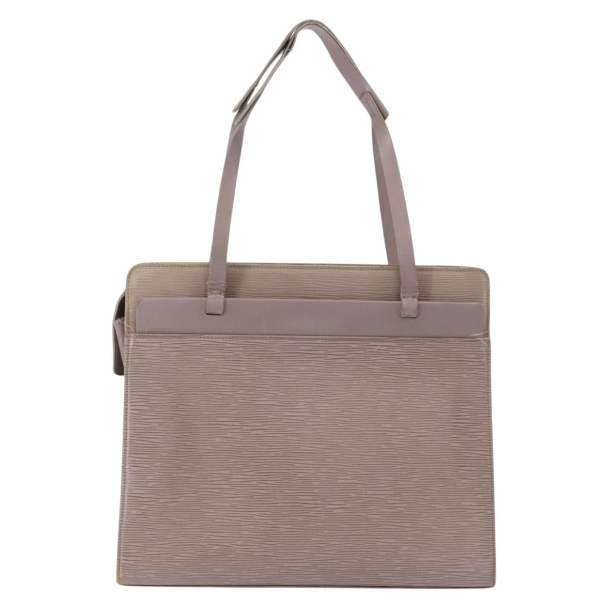 LOUIS VUITTON Epi Croisette PM Tote Bag Lilac M5249B LV Auth ka112