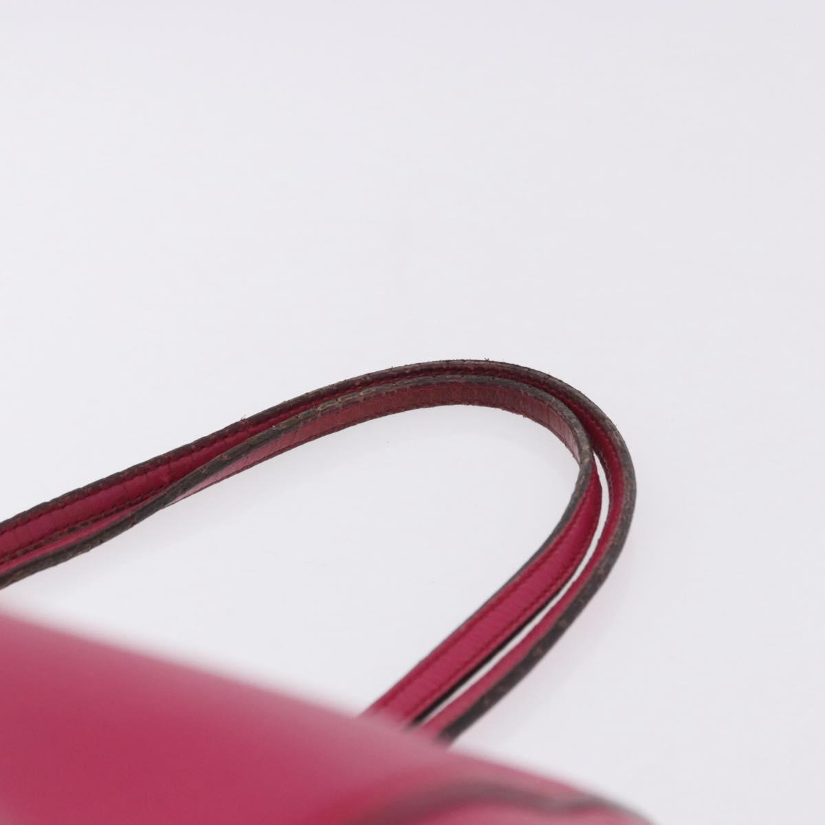GUCCI Tote Bag Leather Pink Gold 354397 Auth ka1133