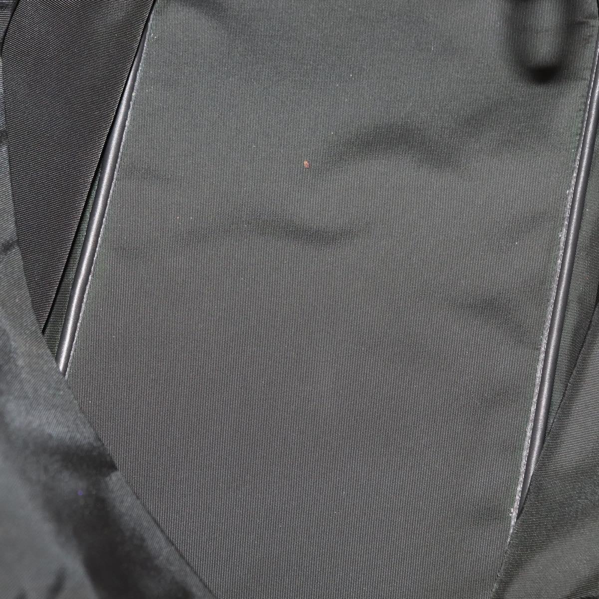 Christian Dior Canage Tote Bag Coated Canvas Silver tone Auth ka114