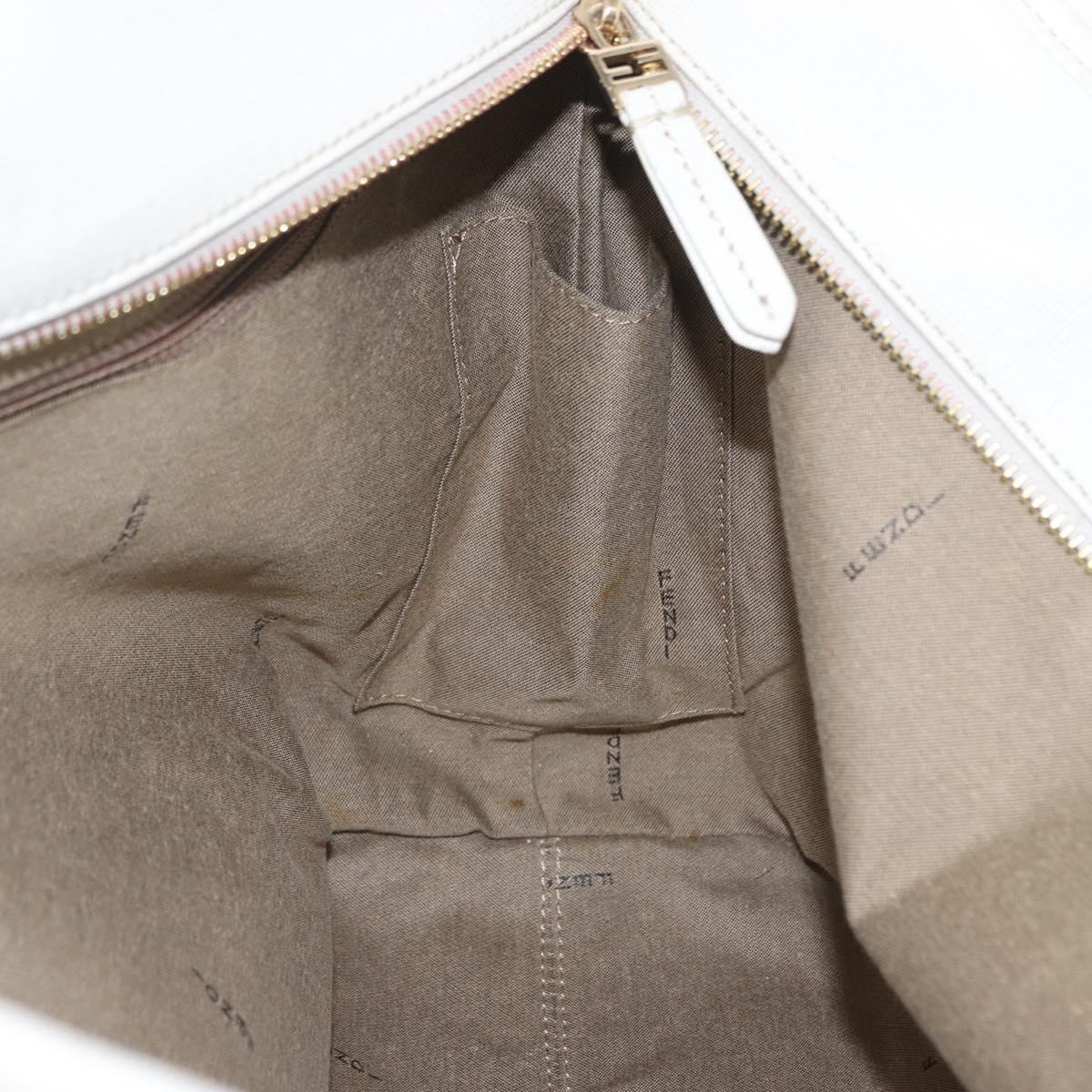 FENDI Zucca Canvas Tote Bag Beige Gold Auth ka1157