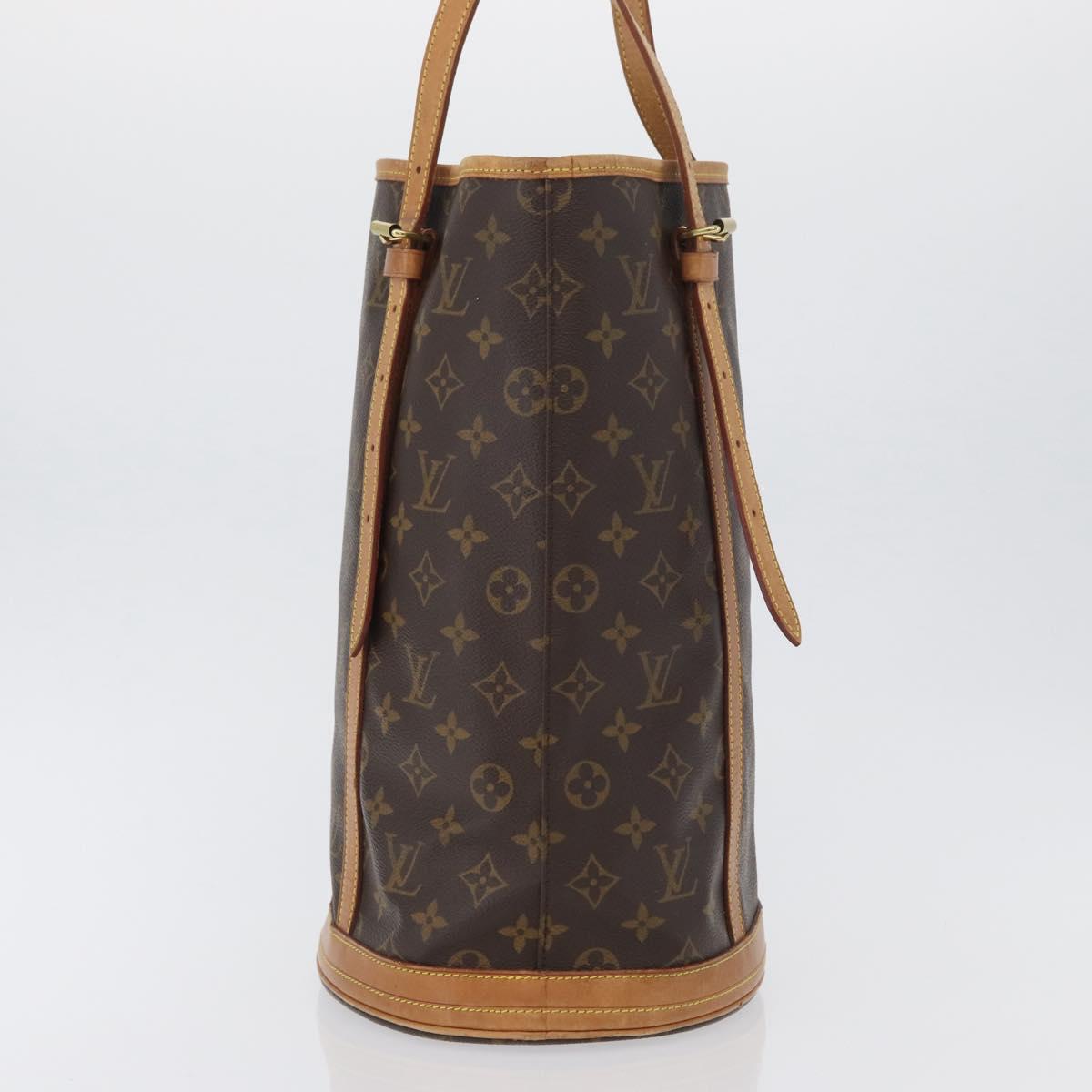 LOUIS VUITTON Monogram Bucket GM Shoulder Bag M42236 LV Auth ka1176