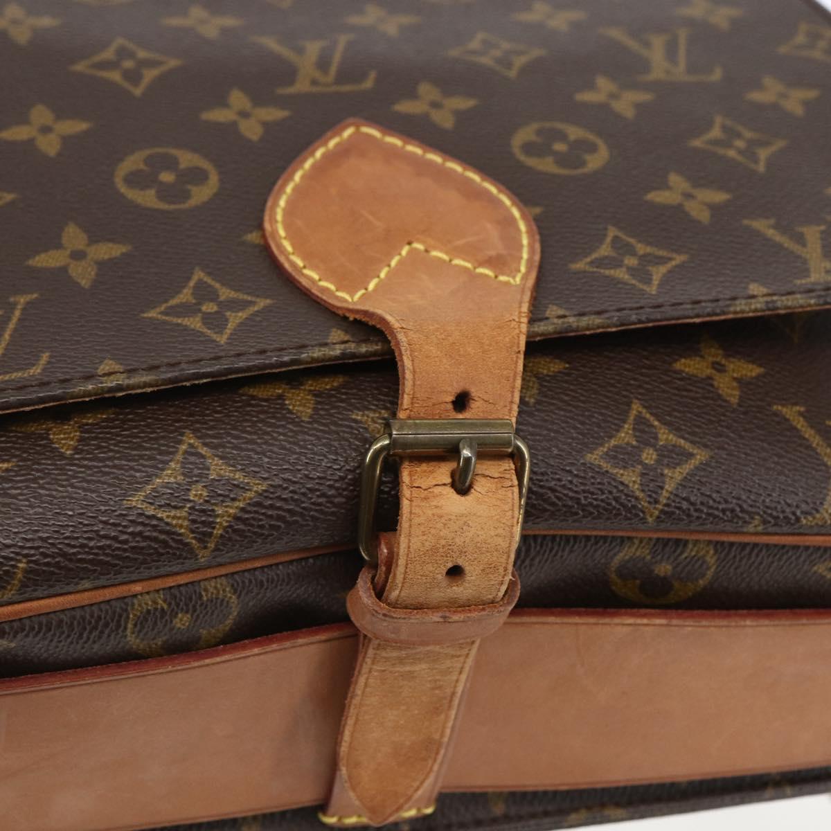 LOUIS VUITTON Monogram Cartouchiere GM Shoulder Bag M51252 LV Auth ka1179