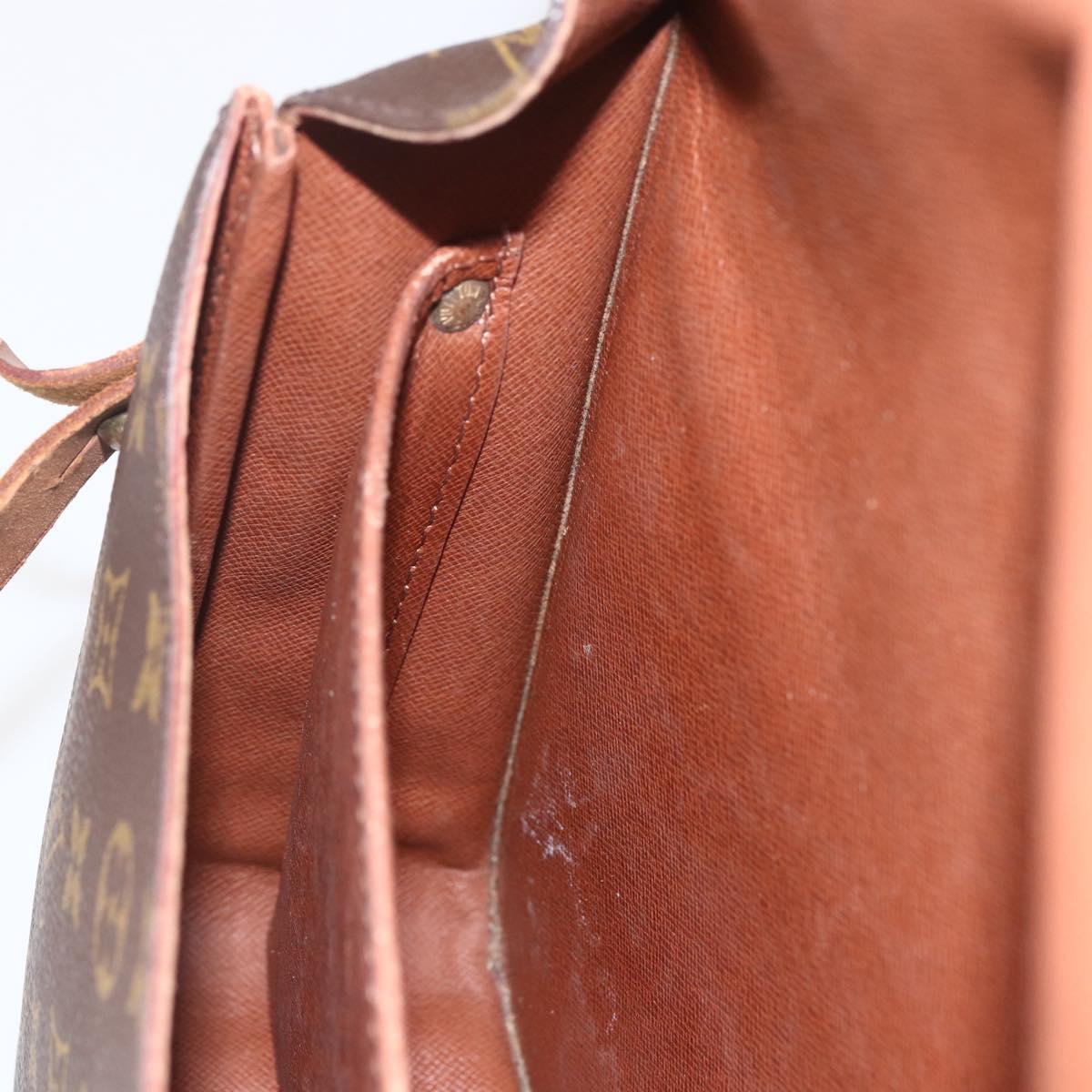LOUIS VUITTON Monogram Cartouchiere GM Shoulder Bag M51252 LV Auth ka1179