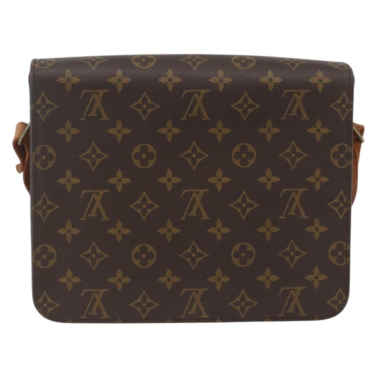 LOUIS VUITTON Monogram Cartouchiere GM Shoulder Bag M51252 LV Auth ka1179