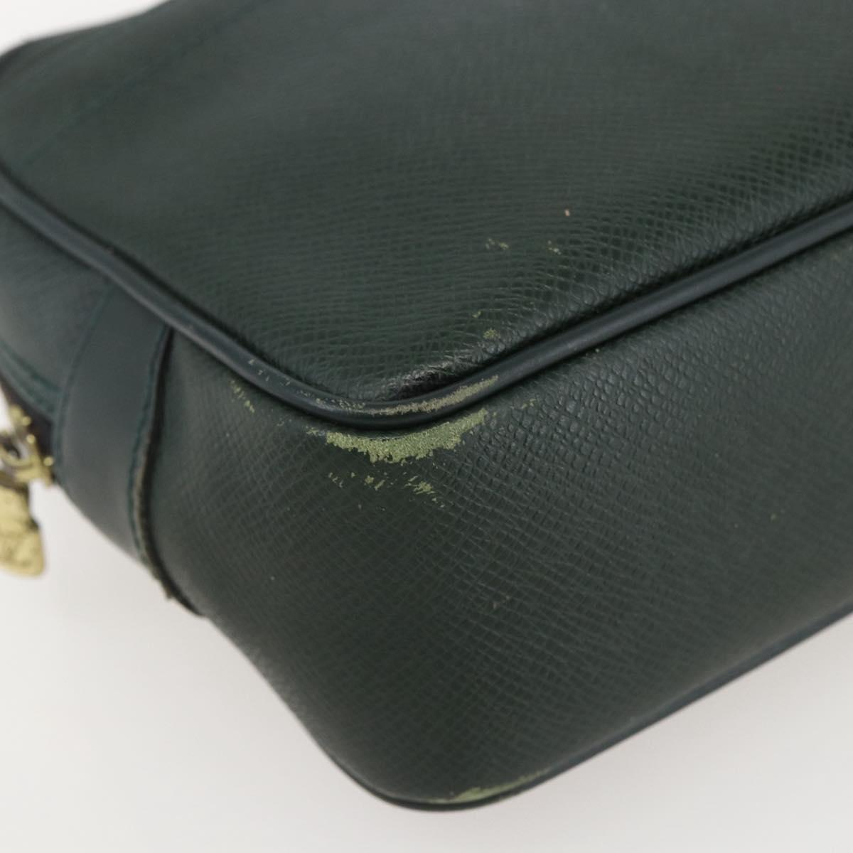 LOUIS VUITTON Taiga Karga Clutch Bag Epicea M30814 LV Auth ka1191
