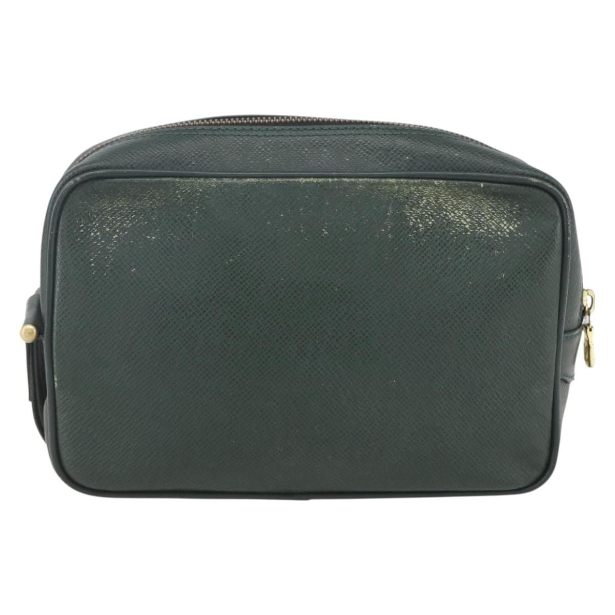 LOUIS VUITTON Taiga Karga Clutch Bag Epicea M30814 LV Auth ka1191