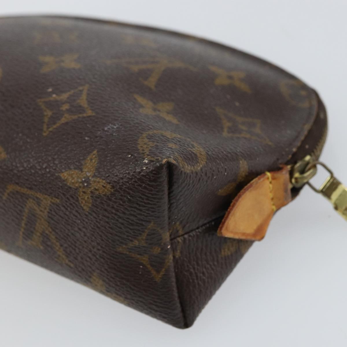 LOUIS VUITTON Monogram Pochette Cosmetic PM Pouch M43998 LV Auth ka1199