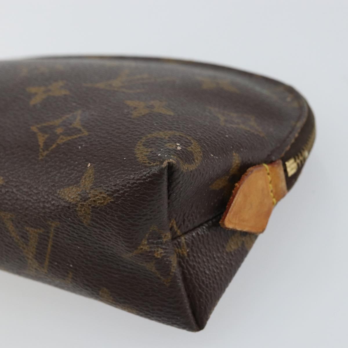 LOUIS VUITTON Monogram Pochette Cosmetic PM Pouch M43998 LV Auth ka1199