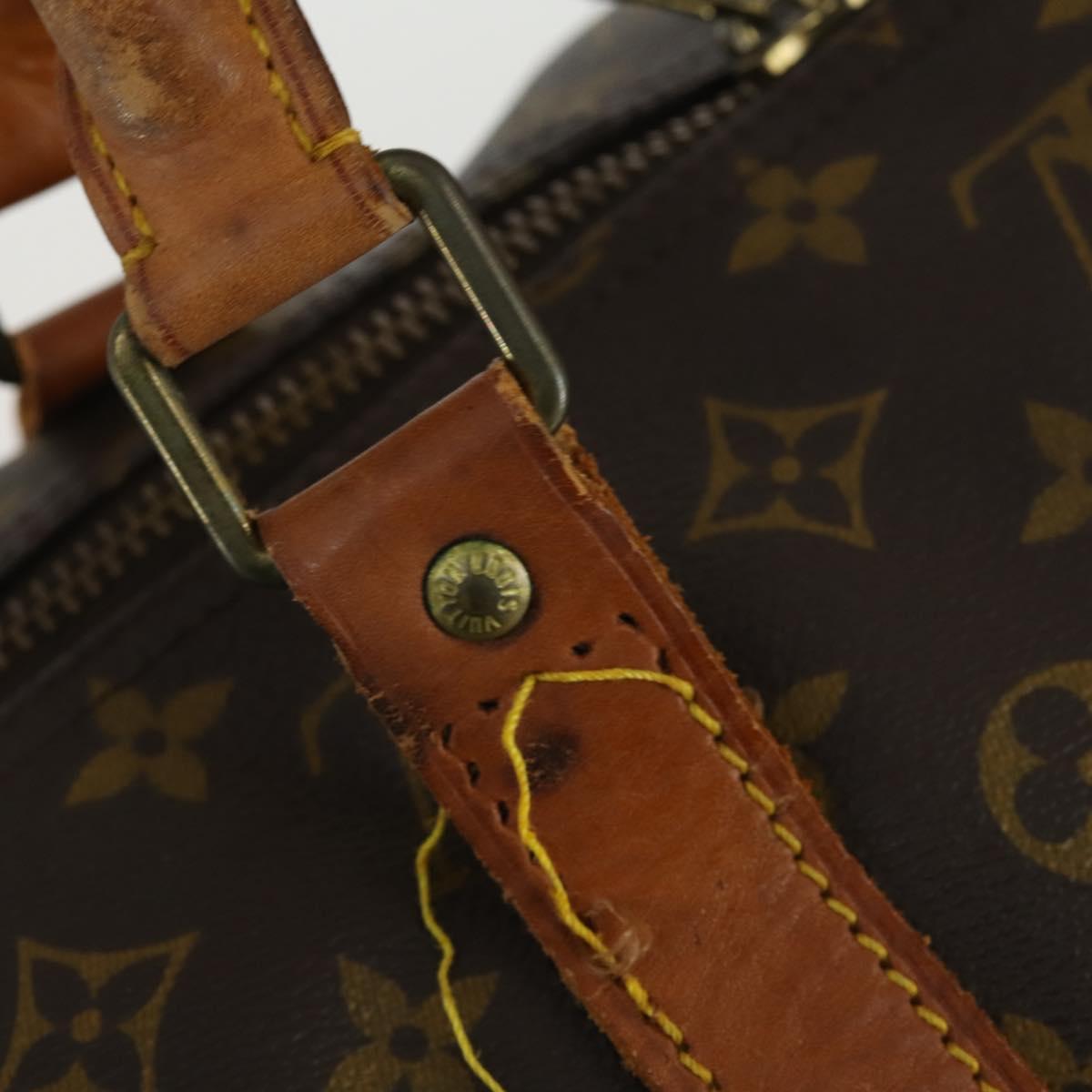 LOUIS VUITTON Monogram Keepall 60 Boston Bag M41422 LV Auth ka1203