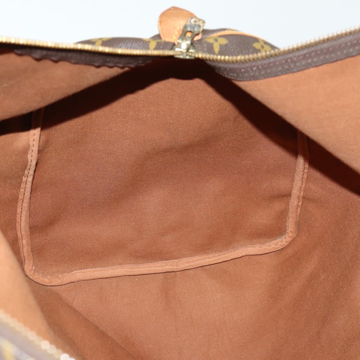 LOUIS VUITTON Monogram Keepall 60 Boston Bag M41422 LV Auth ka1203