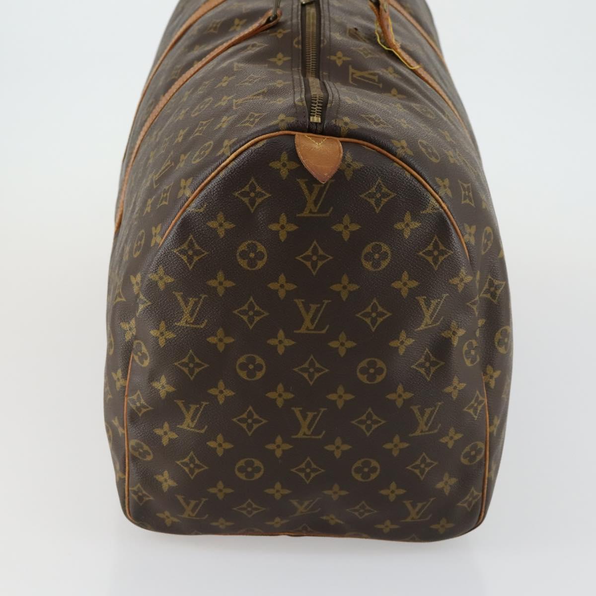 LOUIS VUITTON Monogram Keepall 60 Boston Bag M41422 LV Auth ka1203