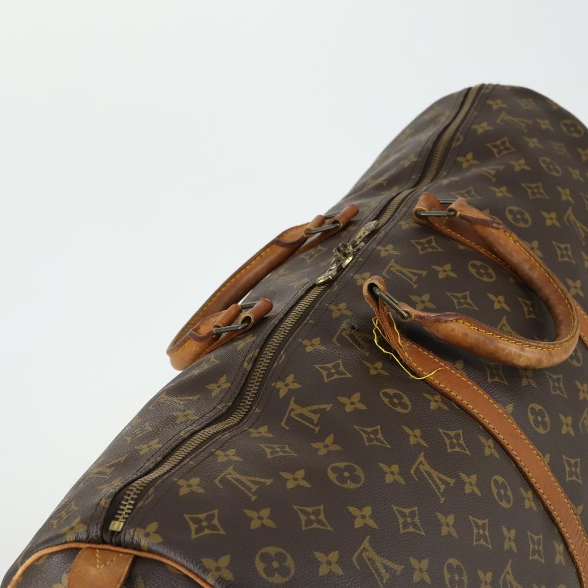 LOUIS VUITTON Monogram Keepall 60 Boston Bag M41422 LV Auth ka1203