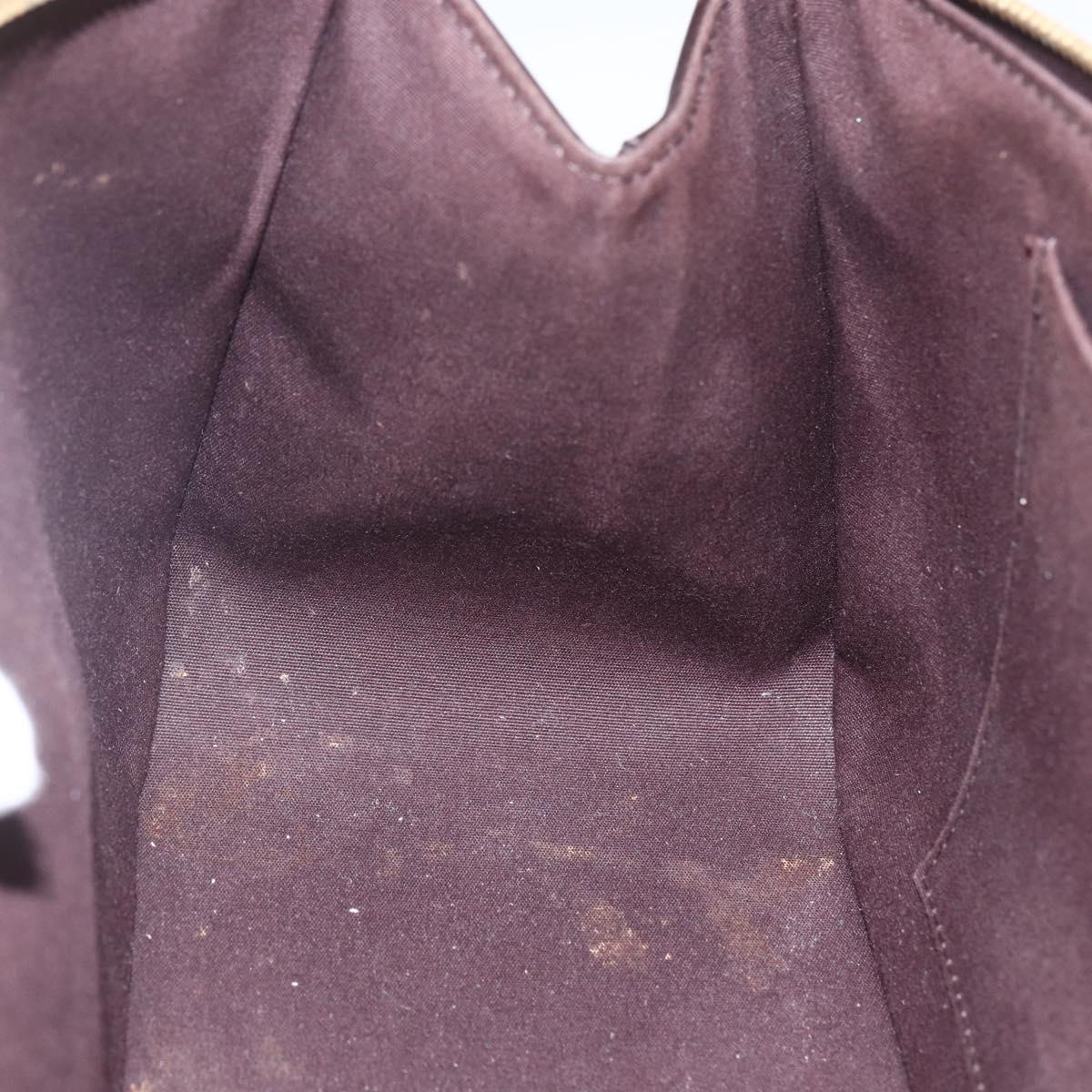 LOUIS VUITTON Monogram Vernis Rosewood Avenue Bag Amarante M93510 LV Auth ka1207