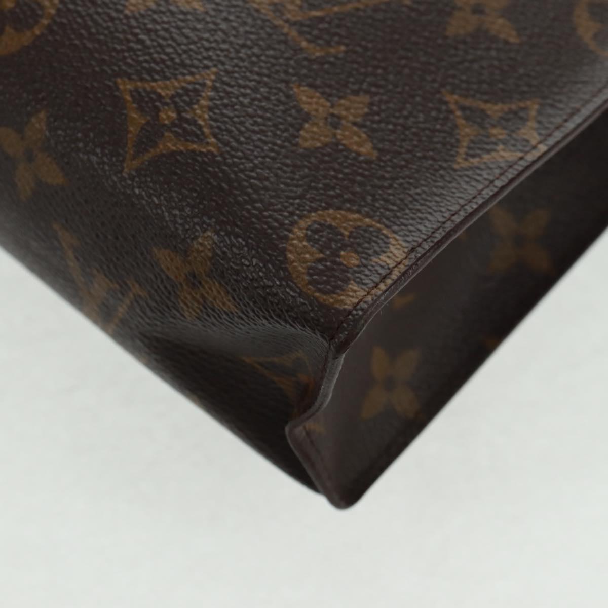LOUIS VUITTON Monogram Poche Toilette 26 Pouch M47542 LV Auth ka1208