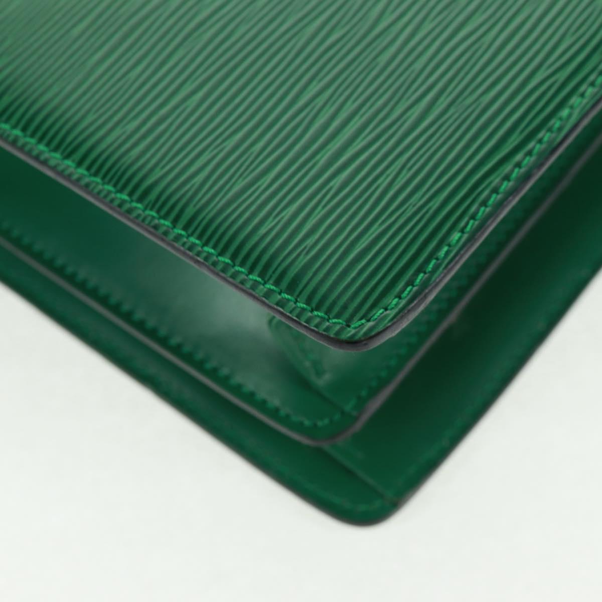 LOUIS VUITTON Epi Capuchin Shoulder Bag Green M52344 LV Auth ka1210