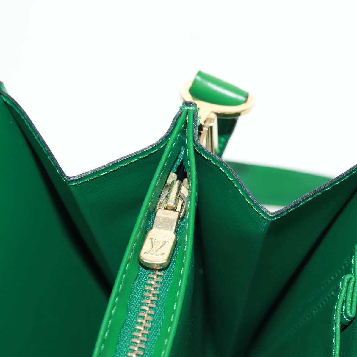 LOUIS VUITTON Epi Capuchin Shoulder Bag Green M52344 LV Auth ka1210