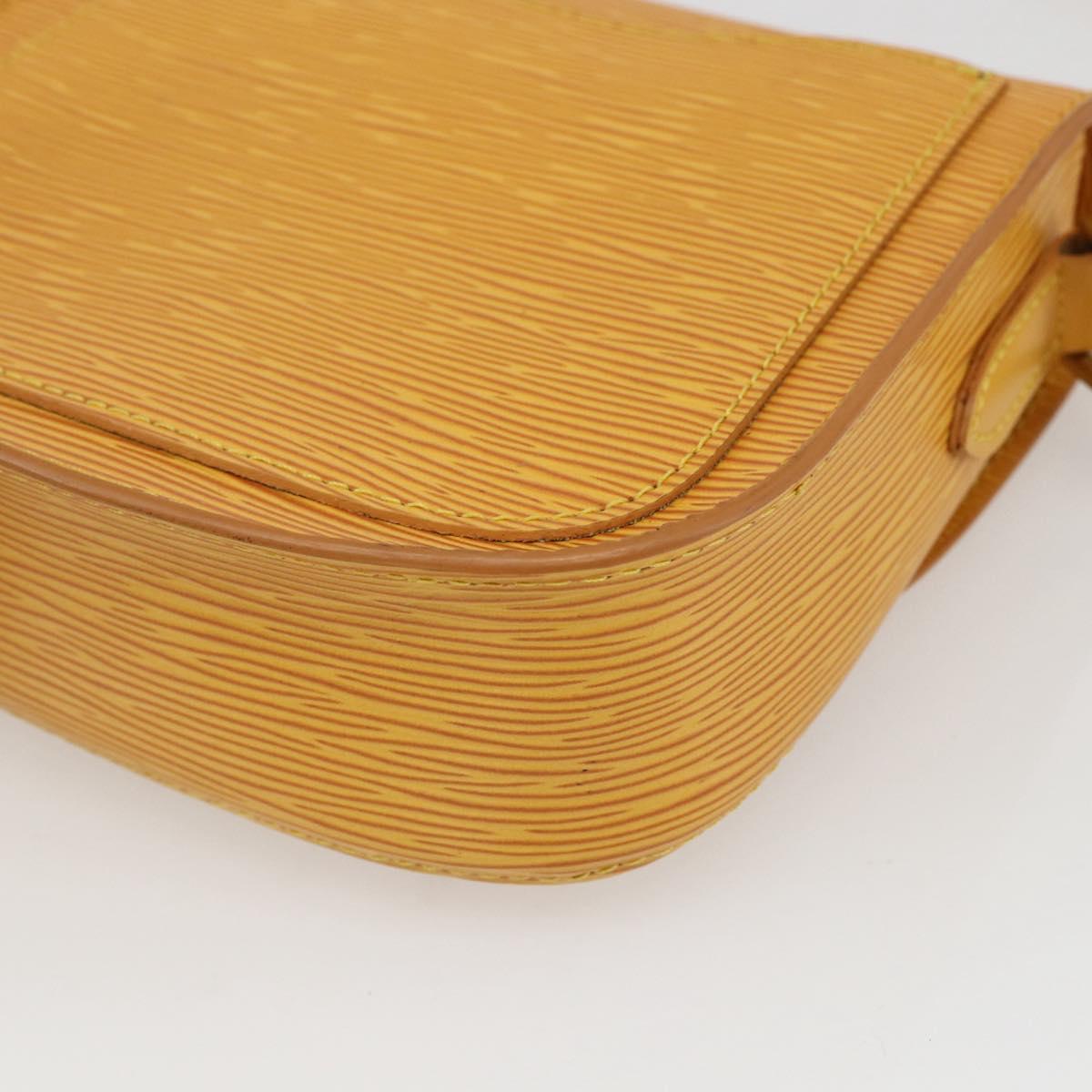 LOUIS VUITTON Epi Saint Cloud PM Shoulder Bag Yellow M52219 LV Auth ka1211