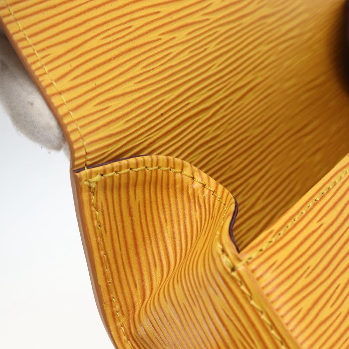 LOUIS VUITTON Epi Saint Cloud PM Shoulder Bag Yellow M52219 LV Auth ka1211