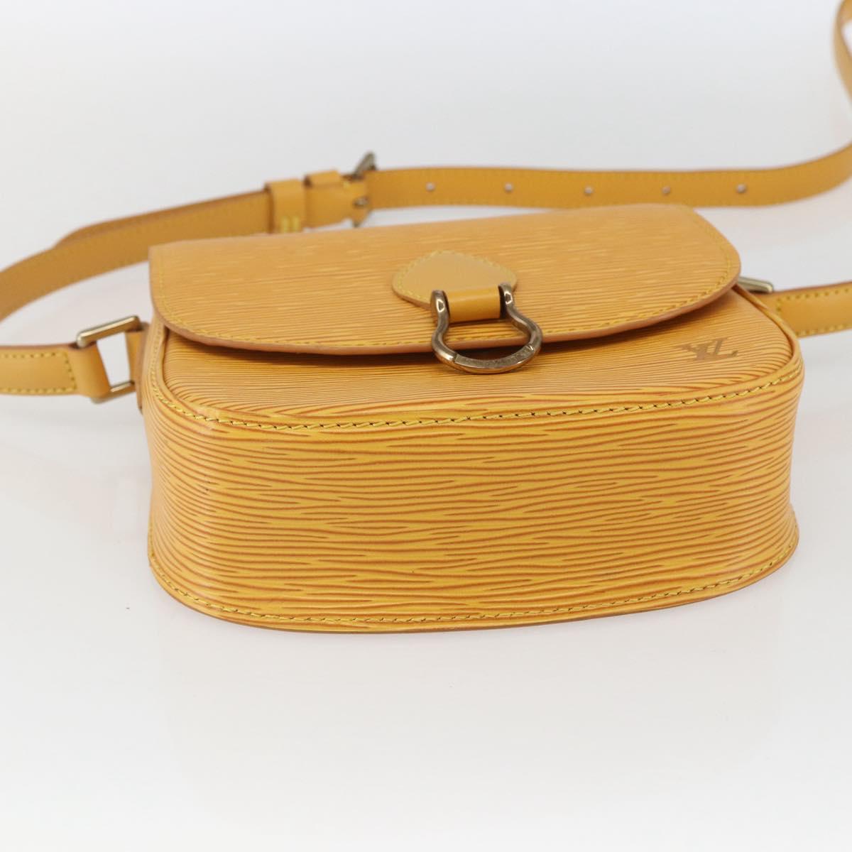 LOUIS VUITTON Epi Saint Cloud PM Shoulder Bag Yellow M52219 LV Auth ka1211
