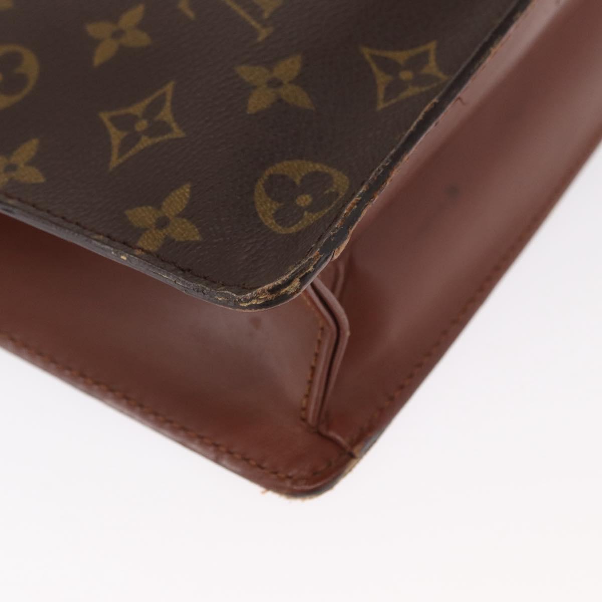LOUIS VUITTON Monogram Porte Documents Bandouliere Bag M53338 LV Auth ka1231