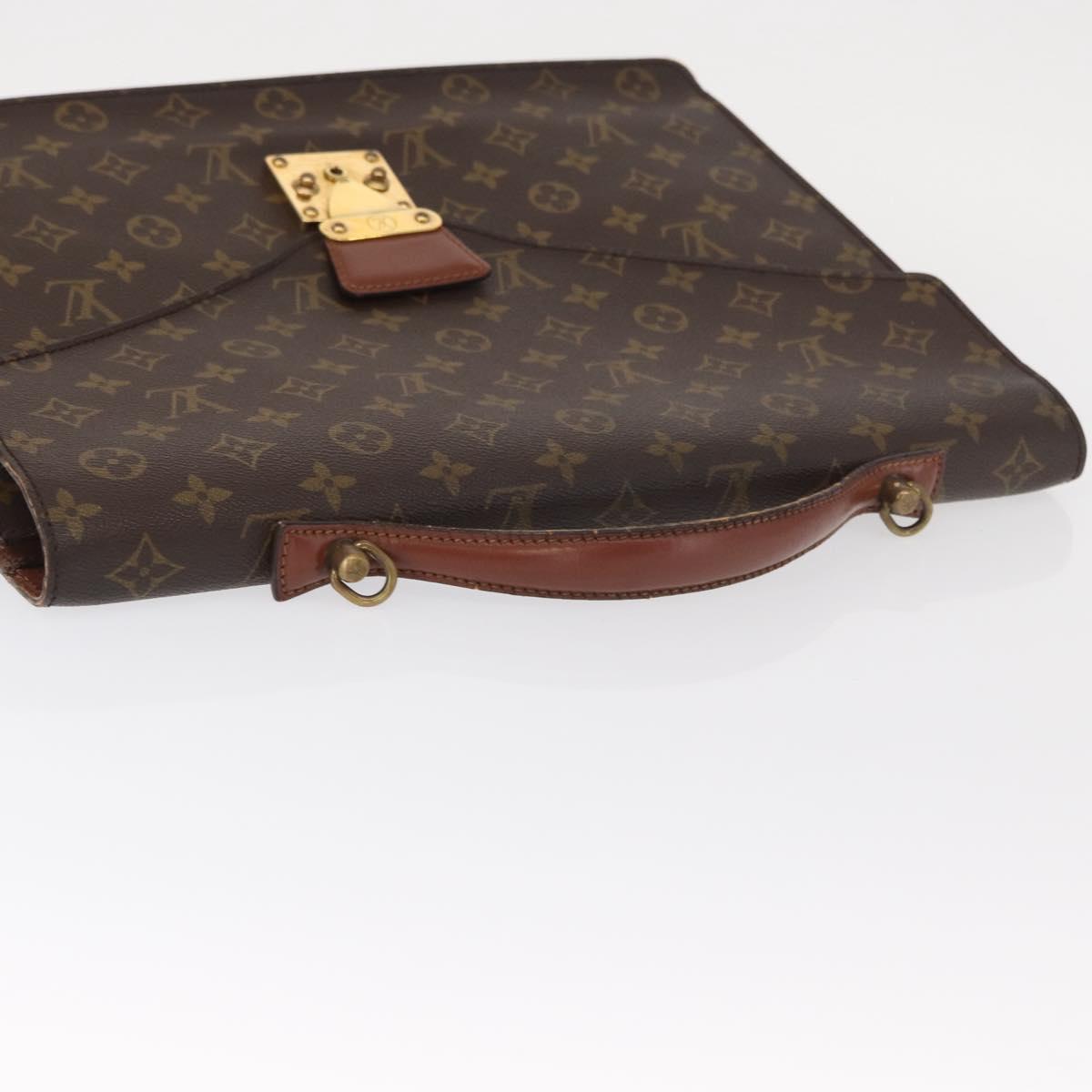 LOUIS VUITTON Monogram Porte Documents Bandouliere Bag M53338 LV Auth ka1231