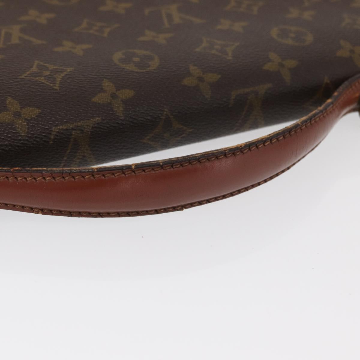LOUIS VUITTON Monogram Porte Documents Bandouliere Bag M53338 LV Auth ka1231