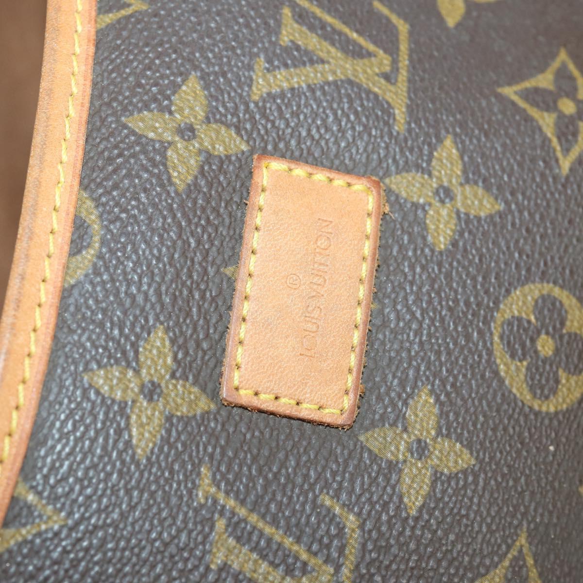 LOUIS VUITTON Monogram Saumur 35 Shoulder Bag M42254 LV Auth ka1233