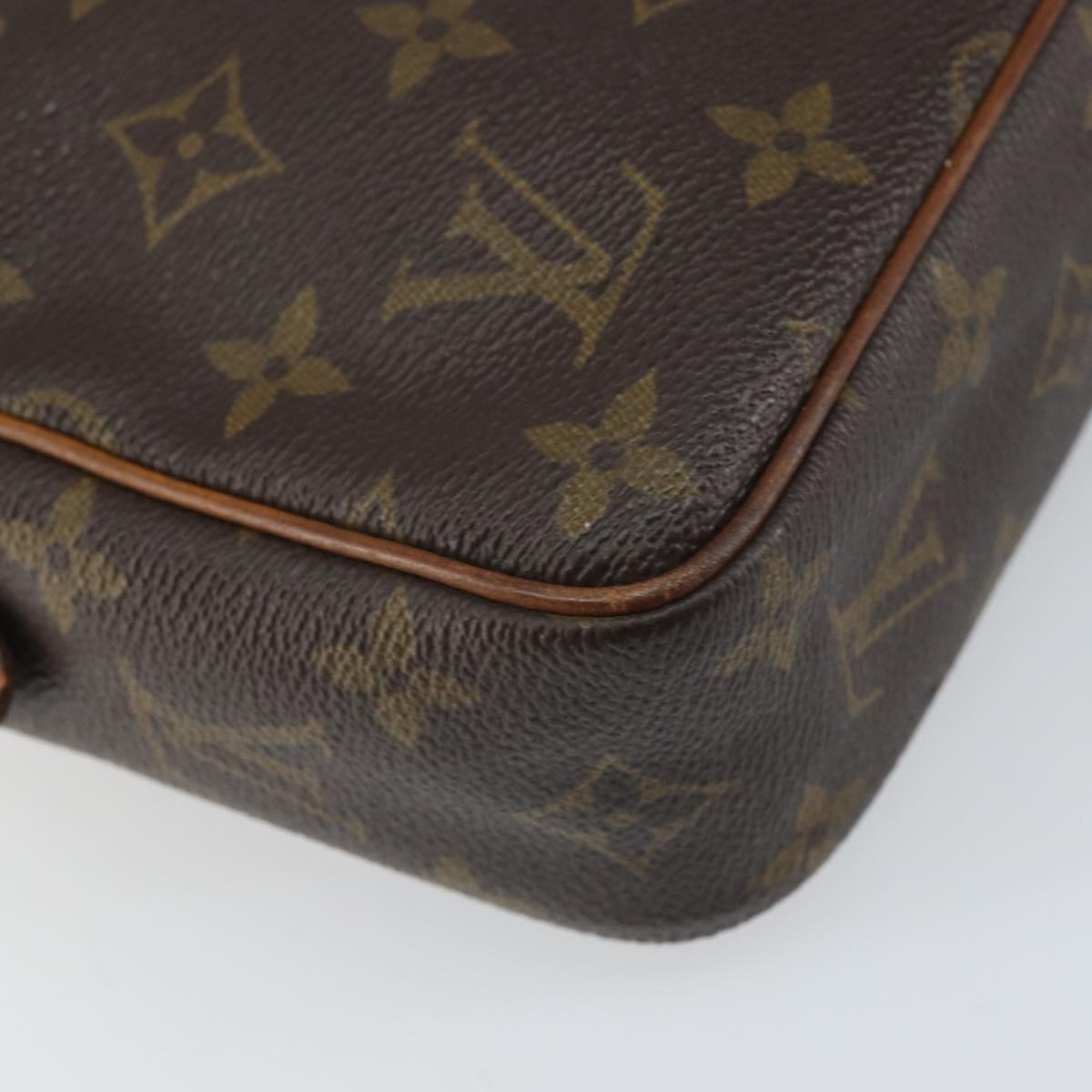 LOUIS VUITTON Monogram Compiegne 23 Clutch Bag M51847 LV Auth ka1240