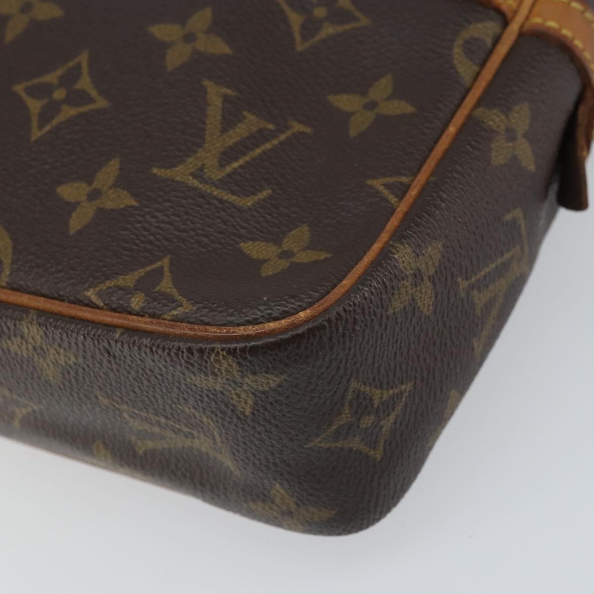 LOUIS VUITTON Monogram Compiegne 23 Clutch Bag M51847 LV Auth ka1240