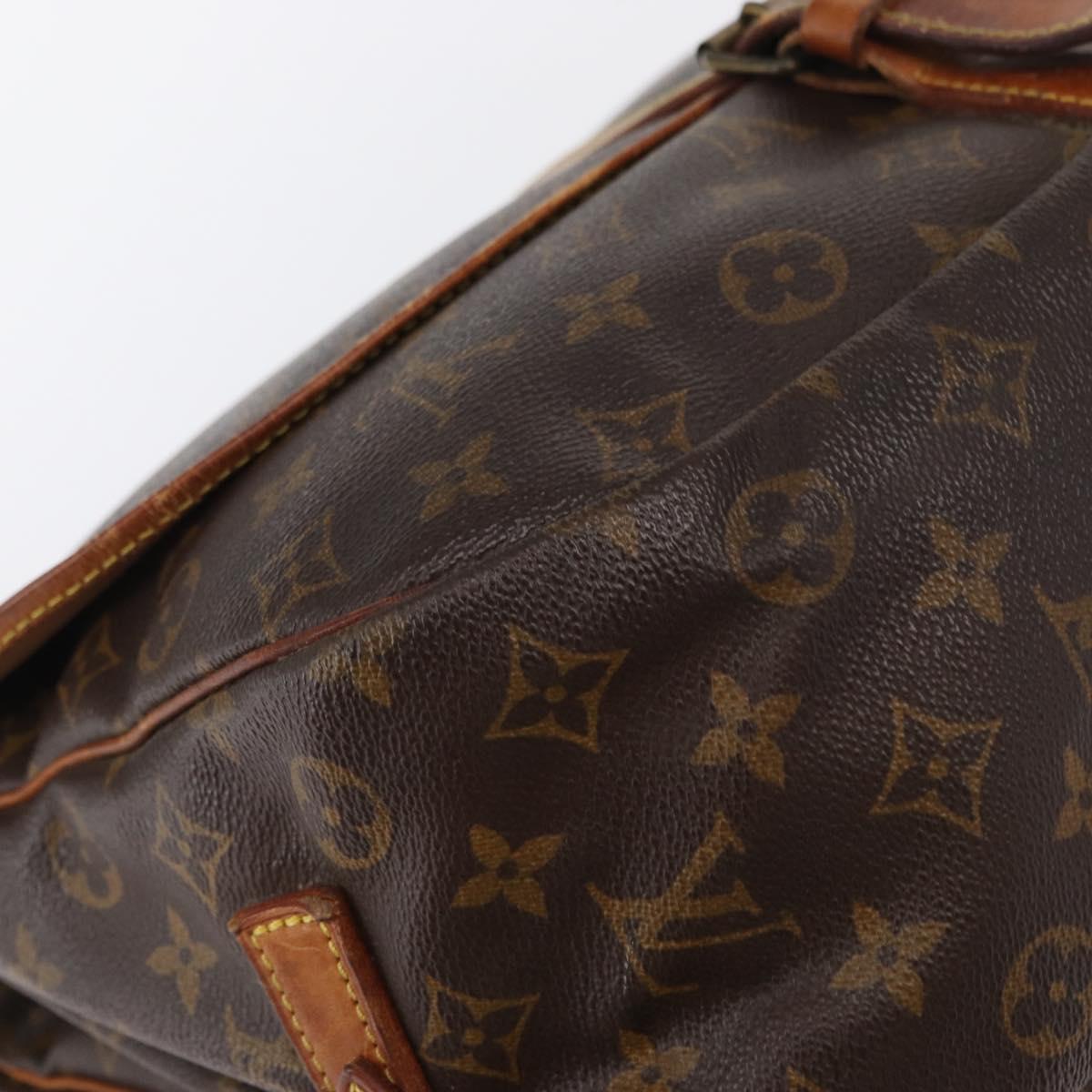 LOUIS VUITTON Monogram Saumur 35 Shoulder Bag M42254 LV Auth ka1244