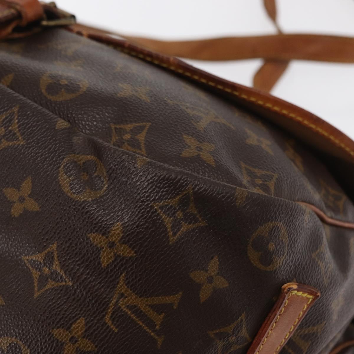 LOUIS VUITTON Monogram Saumur 35 Shoulder Bag M42254 LV Auth ka1244