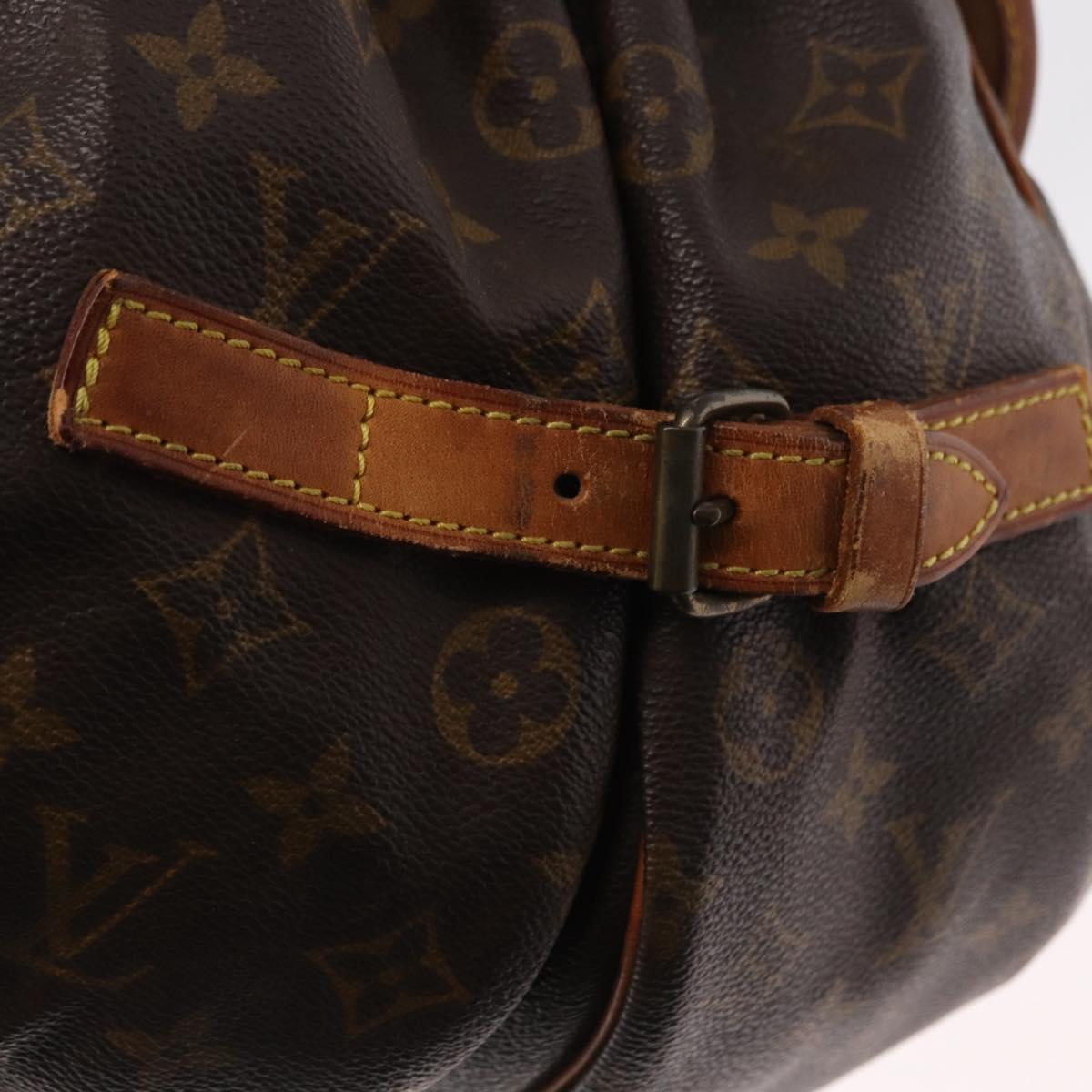 LOUIS VUITTON Monogram Saumur 35 Shoulder Bag M42254 LV Auth ka1244