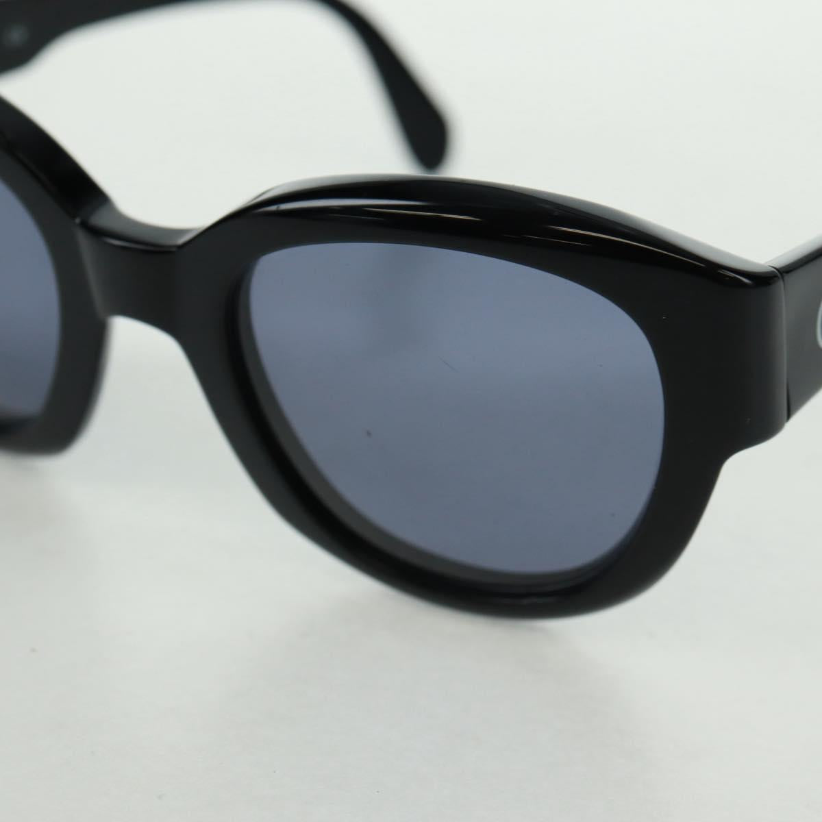 CHANEL Sunglasses plastic Black CC Auth ka1252