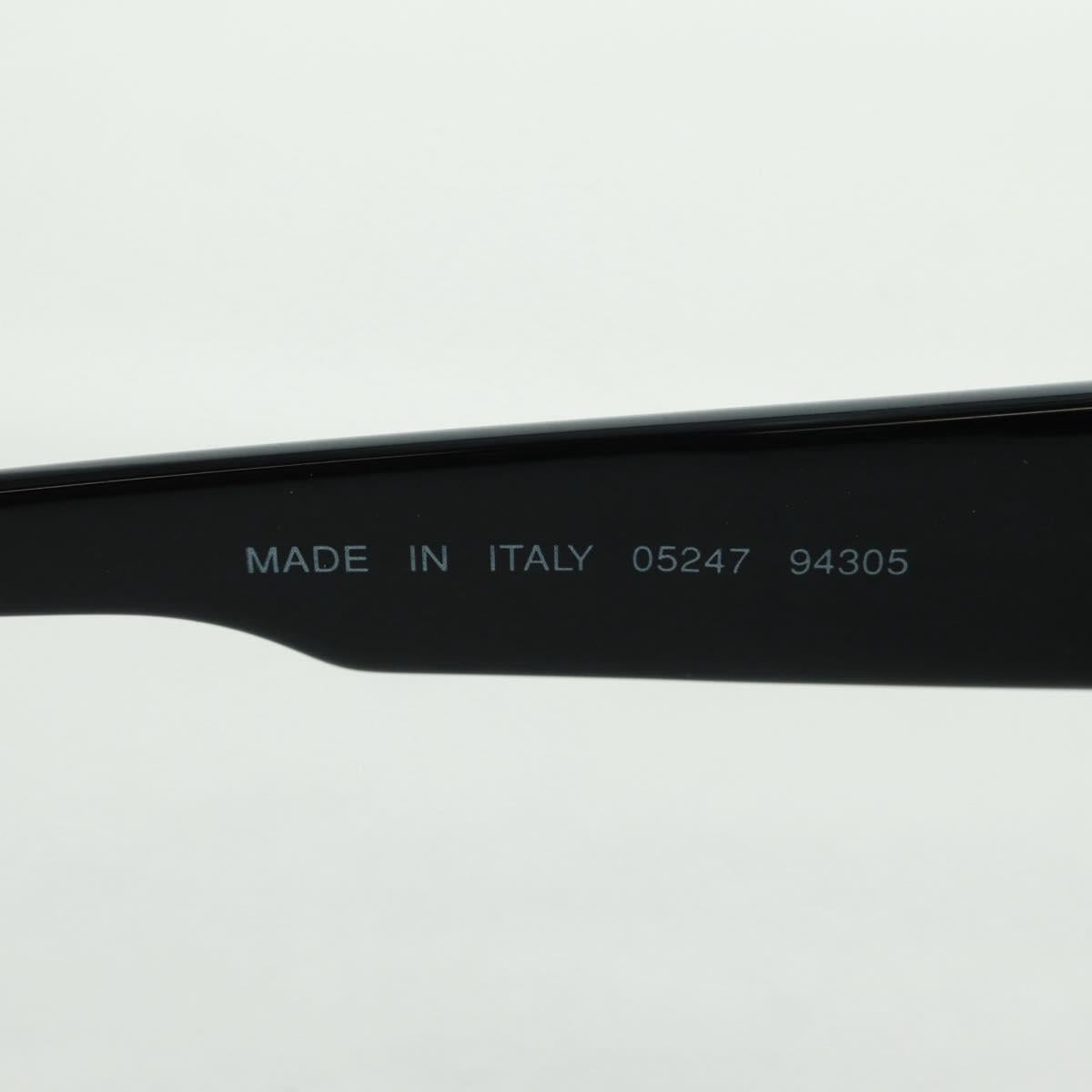 CHANEL Sunglasses plastic Black CC Auth ka1252