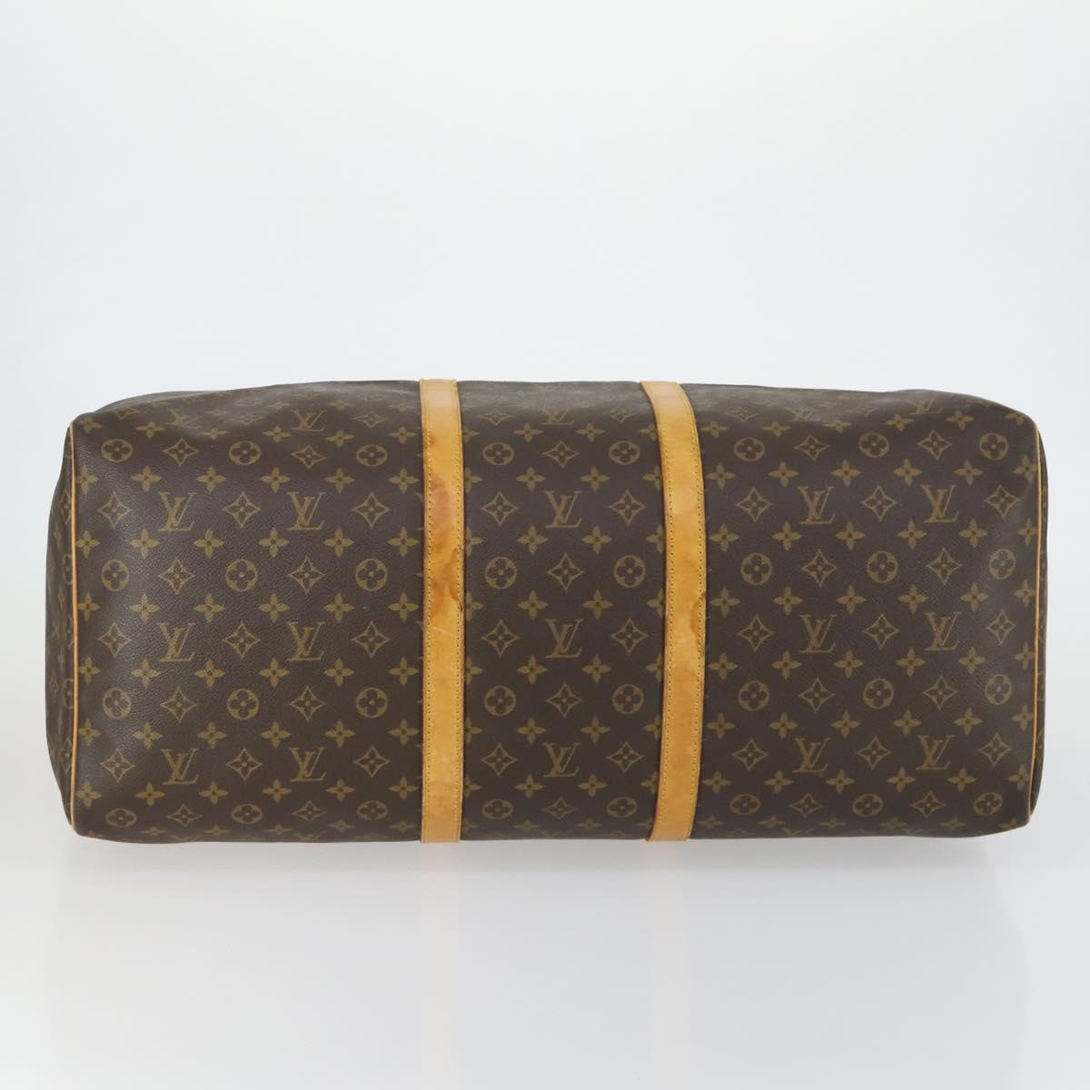 LOUIS VUITTON Monogram Keepall 60 Boston Bag M41422 LV Auth ka1255