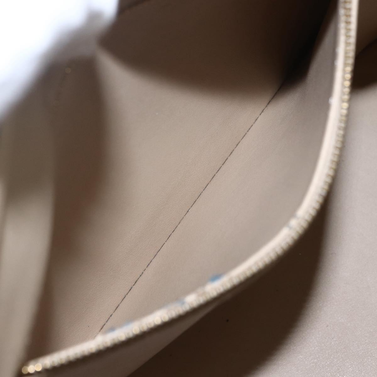 LOUIS VUITTON Monogram Vernis Houston Hand Bag Beige M91004 LV Auth ka1258