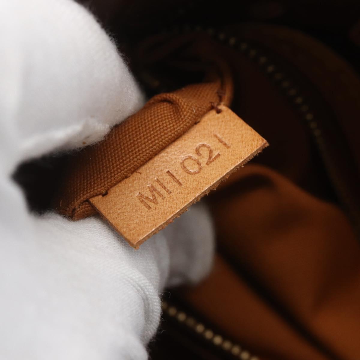 LOUIS VUITTON Monogram Vernis Reade PM Hand Bag Bronze M91146 LV Auth ka1278