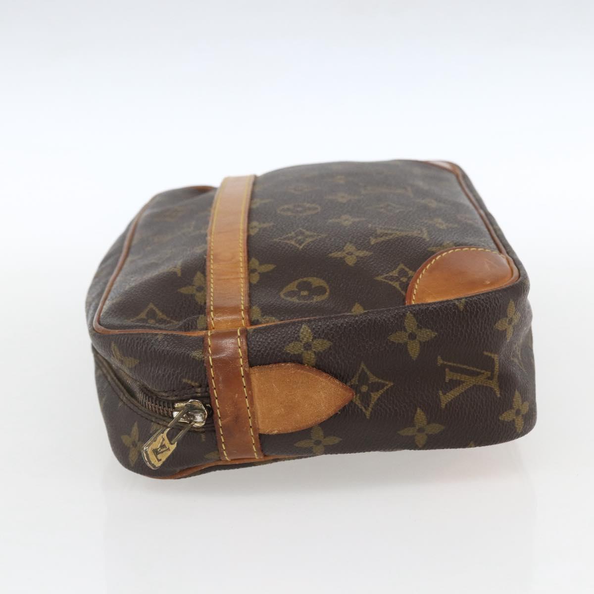 LOUIS VUITTON Monogram Compiegne 28 Clutch Bag M51845 LV Auth ka1289