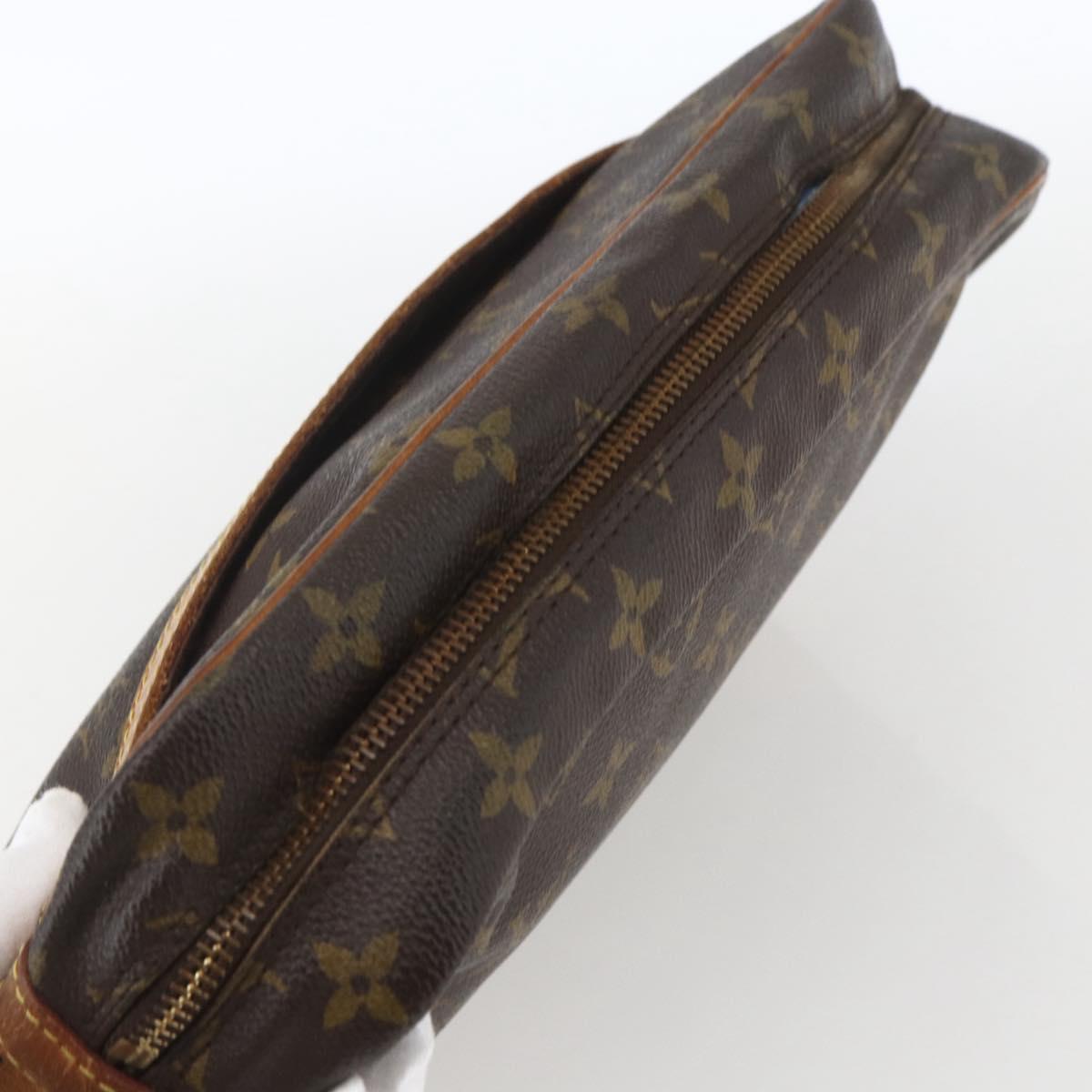 LOUIS VUITTON Monogram Compiegne 28 Clutch Bag M51845 LV Auth ka1289