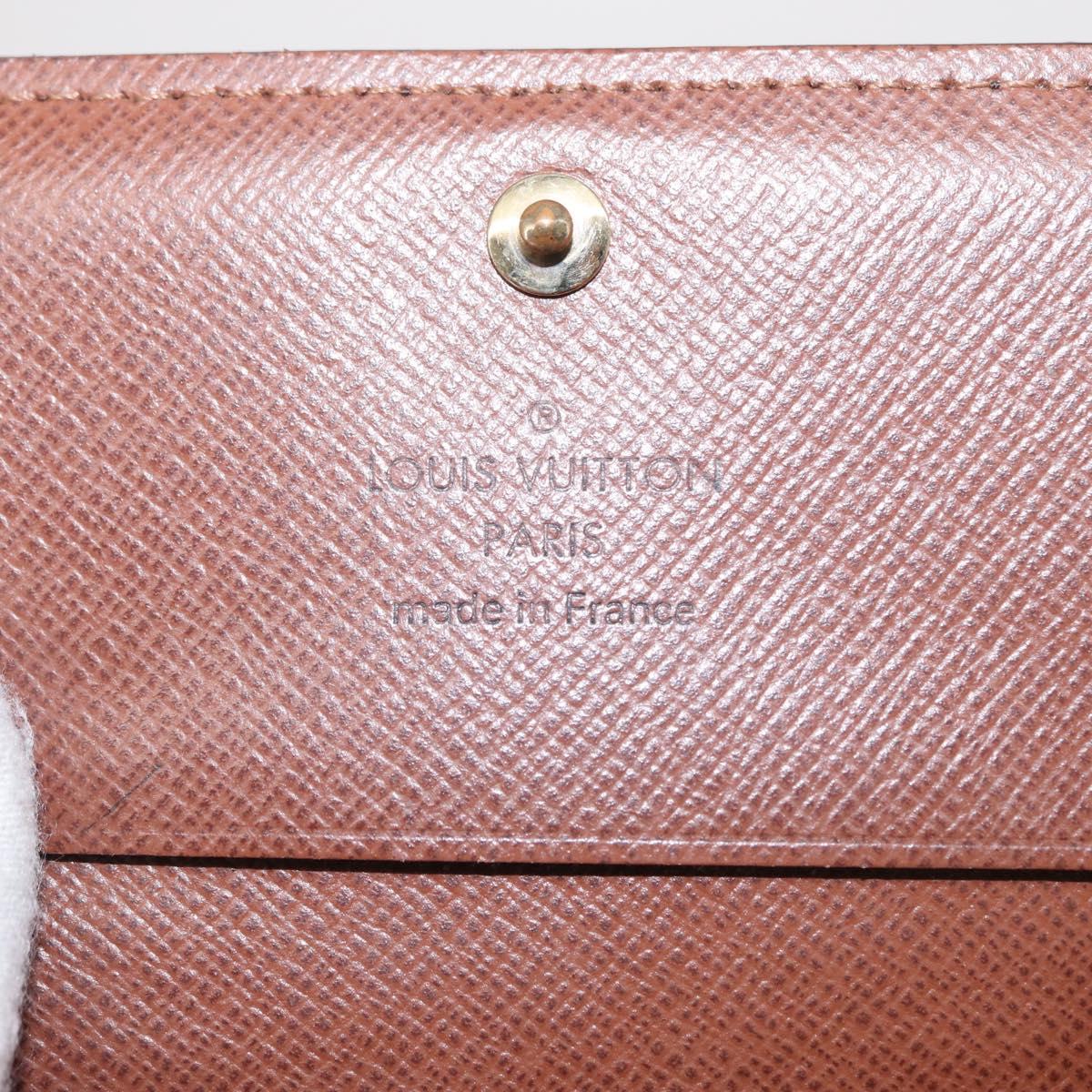 LOUIS VUITTON Monogram Anvelop Cult De Vuitto Card Case M62920 LV Auth ka129