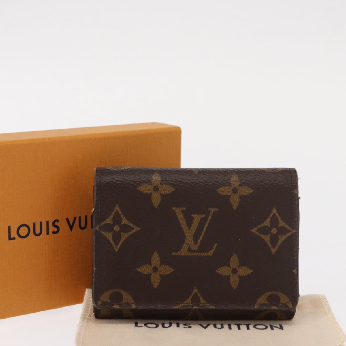 LOUIS VUITTON Monogram Anvelop Cult De Vuitto Card Case M62920 LV Auth ka129