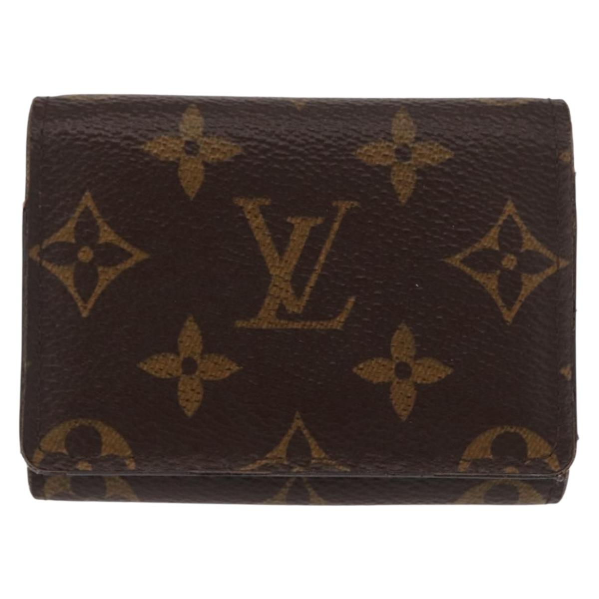 LOUIS VUITTON Monogram Anvelop Cult De Vuitto Card Case M62920 LV Auth ka129