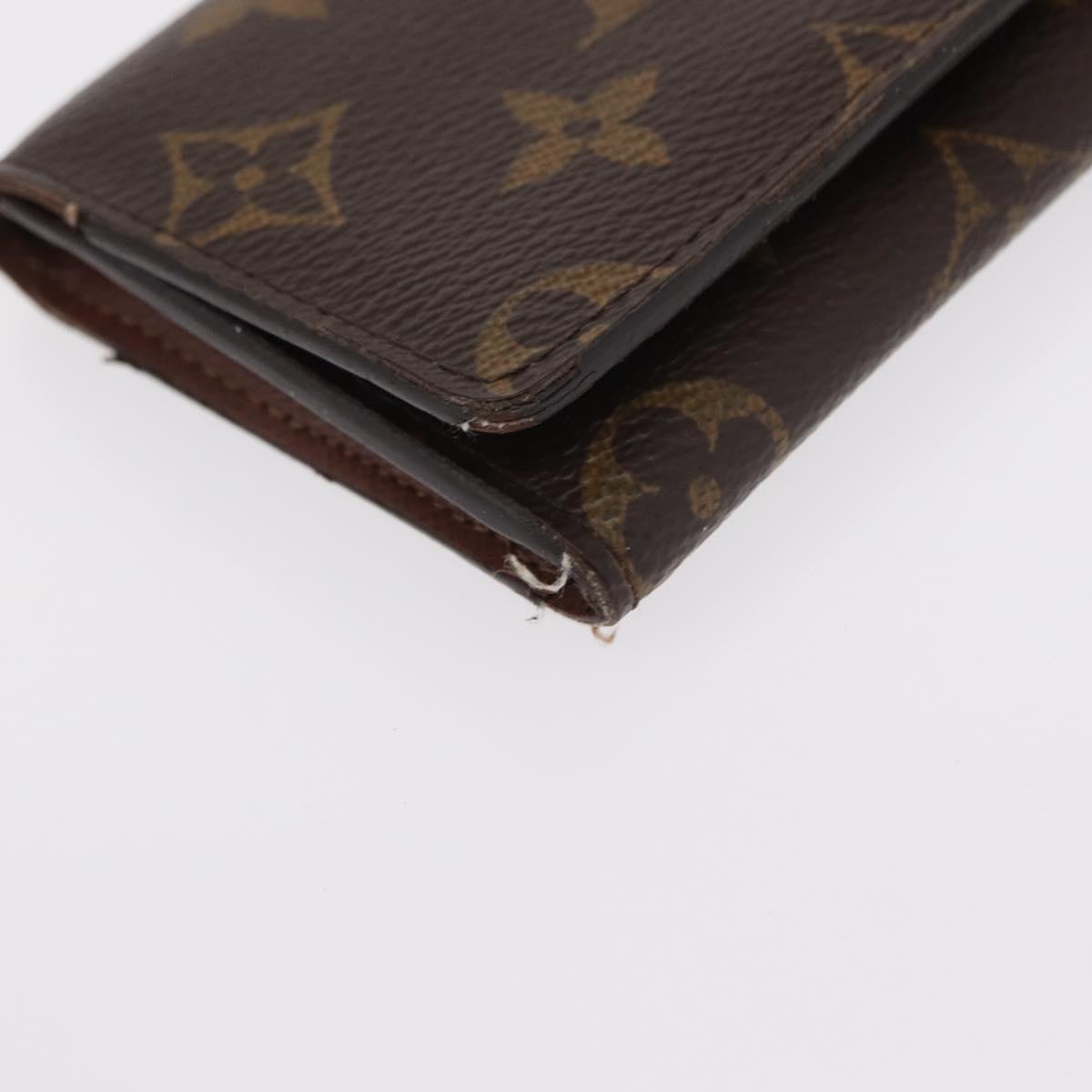 LOUIS VUITTON Monogram Anvelop Cult De Vuitto Card Case M62920 LV Auth ka129