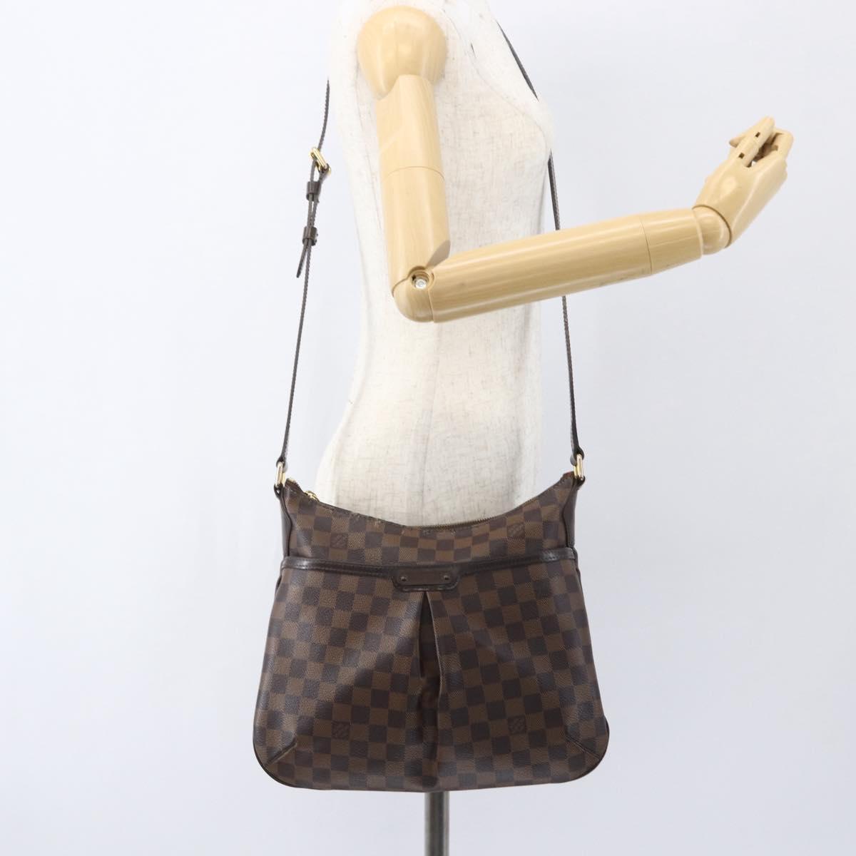 LOUIS VUITTON Damier Ebene Bloomsbury PM Shoulder Bag N42251 LV Auth ka1290