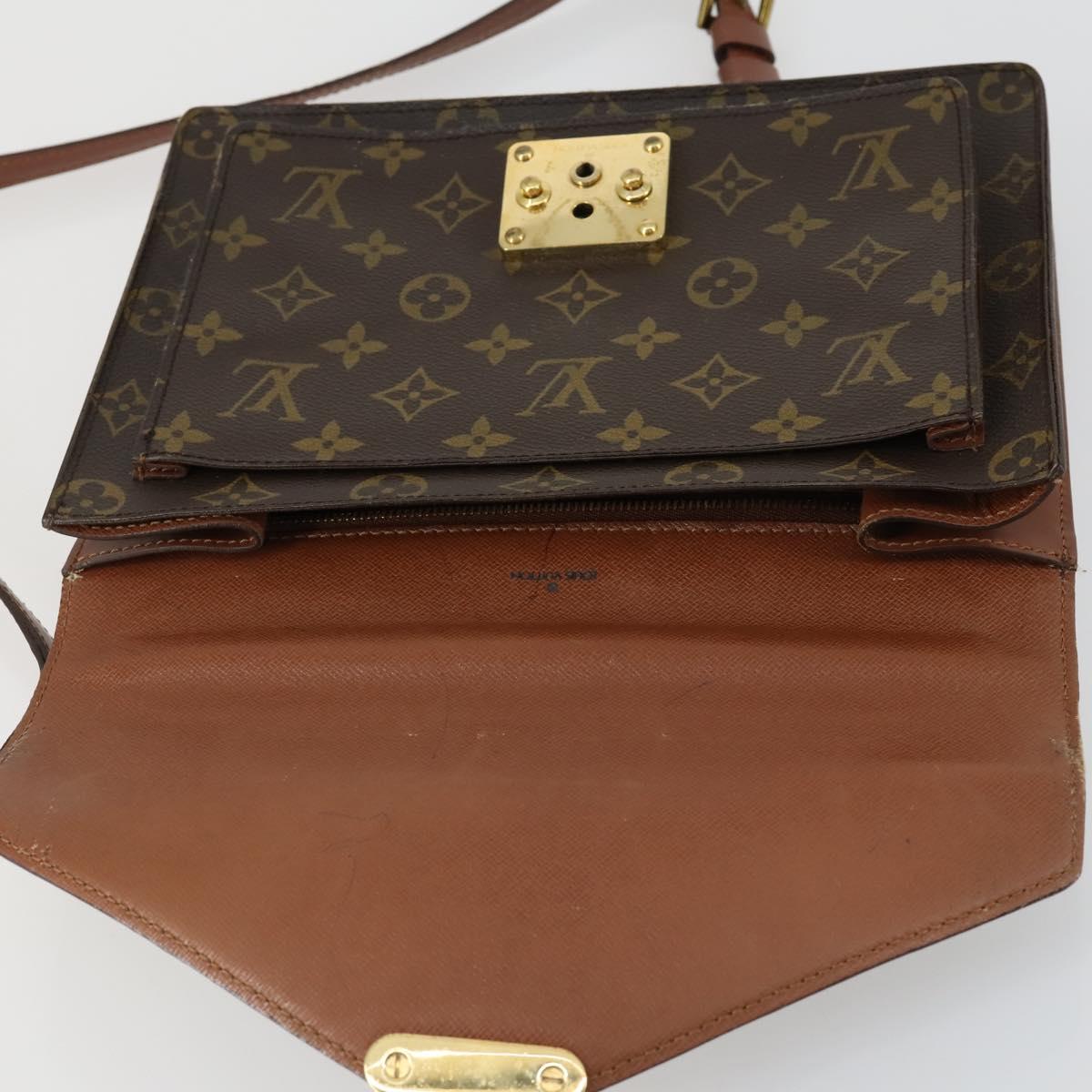 LOUIS VUITTON Monogram Monceau 28 Hand Bag M51185 LV Auth ka1298A