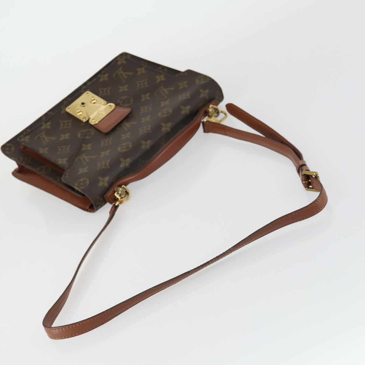 LOUIS VUITTON Monogram Monceau 28 Hand Bag M51185 LV Auth ka1298A